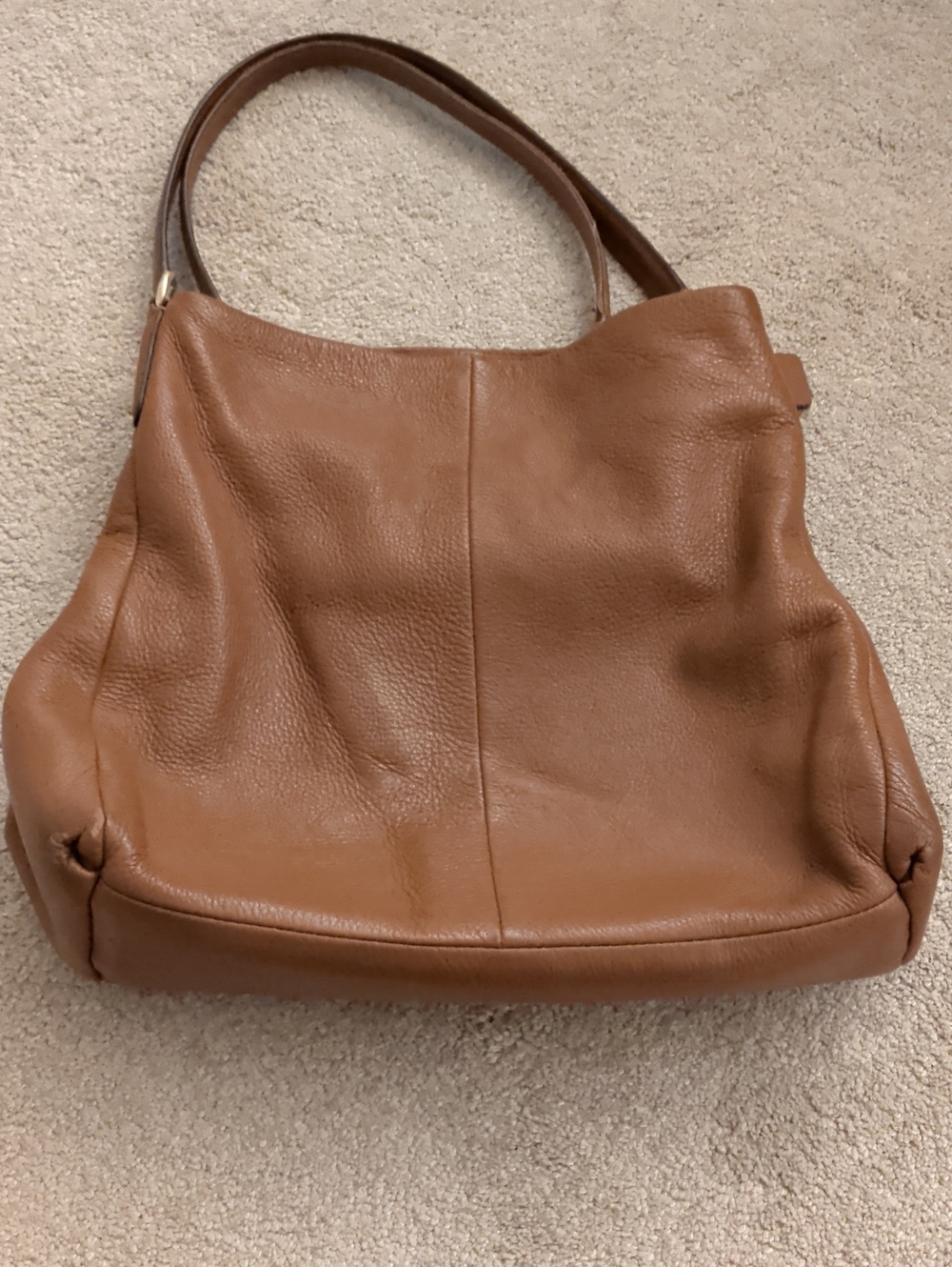 Coach Classic Tan Leather Shoulder Bag
